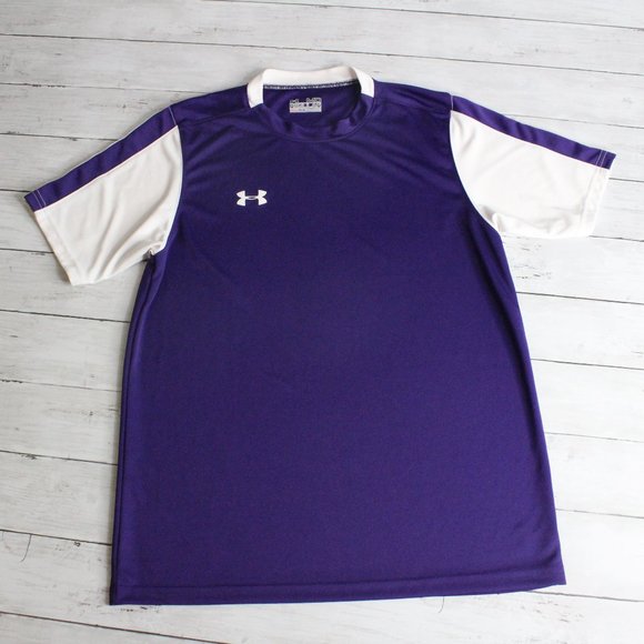 Under Armour Men's Short Sleeve Athletic Performance Shirt Size M - Picture 1 of 4